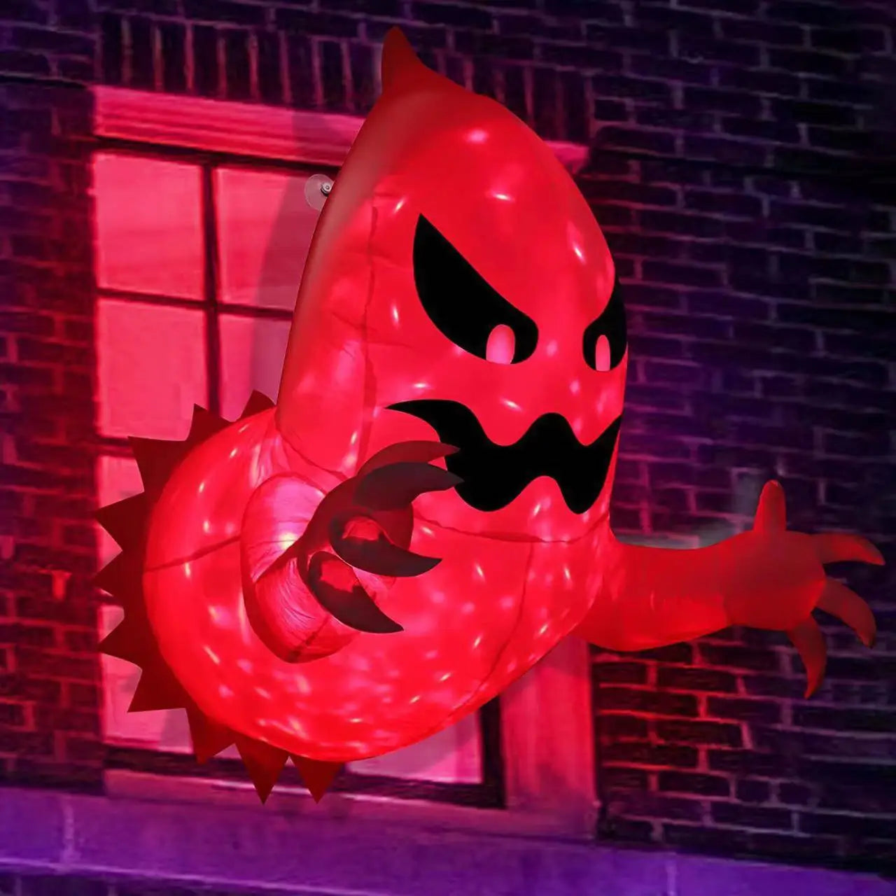 Halloween Inflatable Scary Ghost House Party Halloween Decoration Outdoor Light Up Scary Decor For Garden Party Outdoor Yard