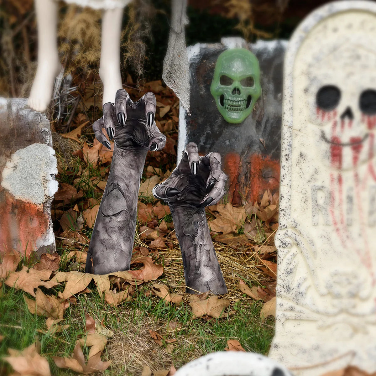 scary halloween hand