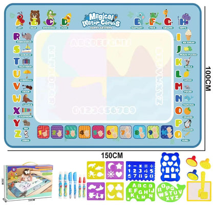 Große, magische Wasserfarbenstifte, Lerndecke für Kinder.