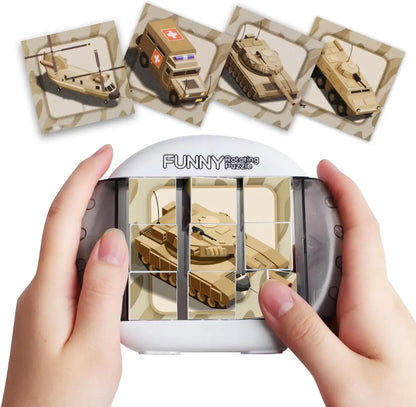 4-in-1-Drehpuzzlespiel für Kinder von 3 bis 8 Jahren