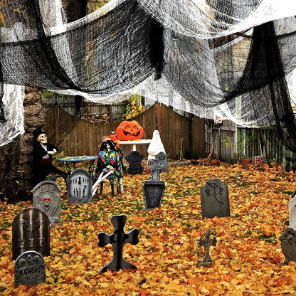 Halloween Horror Corpse Props Outdoor Courtyard Haunted House Scary Halloween Decor DIY Lifelike Dead Corpse Gauze Halloma Party