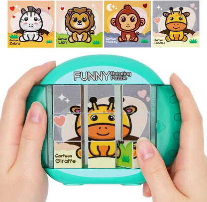 4-in-1-Drehpuzzlespiel für Kinder von 3 bis 8 Jahren