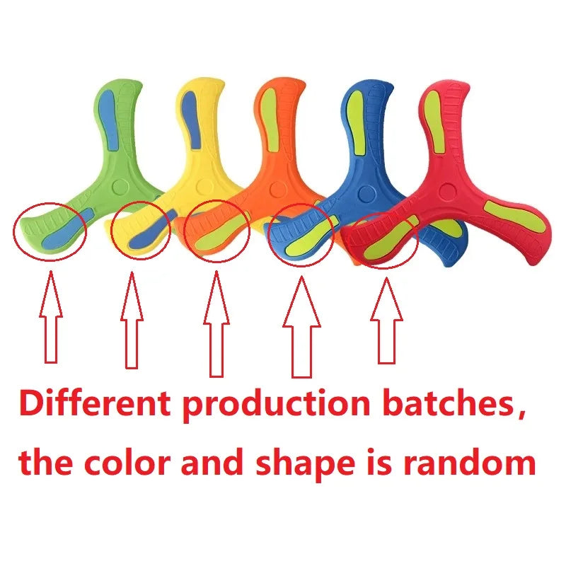 Bumerang-Spielzeug für Kinder, bestehend aus einem oder zwei Teilen