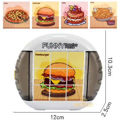 4-in-1-Drehpuzzlespiel für Kinder von 3 bis 8 Jahren