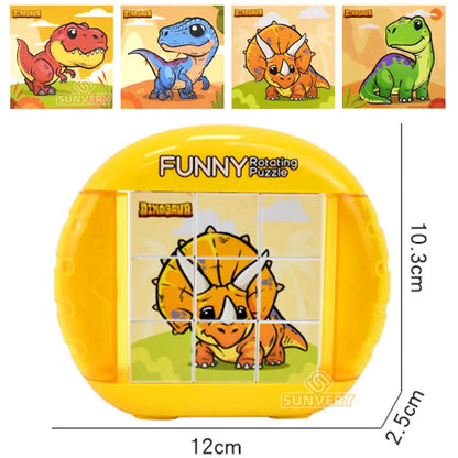 4-in-1-Drehpuzzlespiel für Kinder von 3 bis 8 Jahren